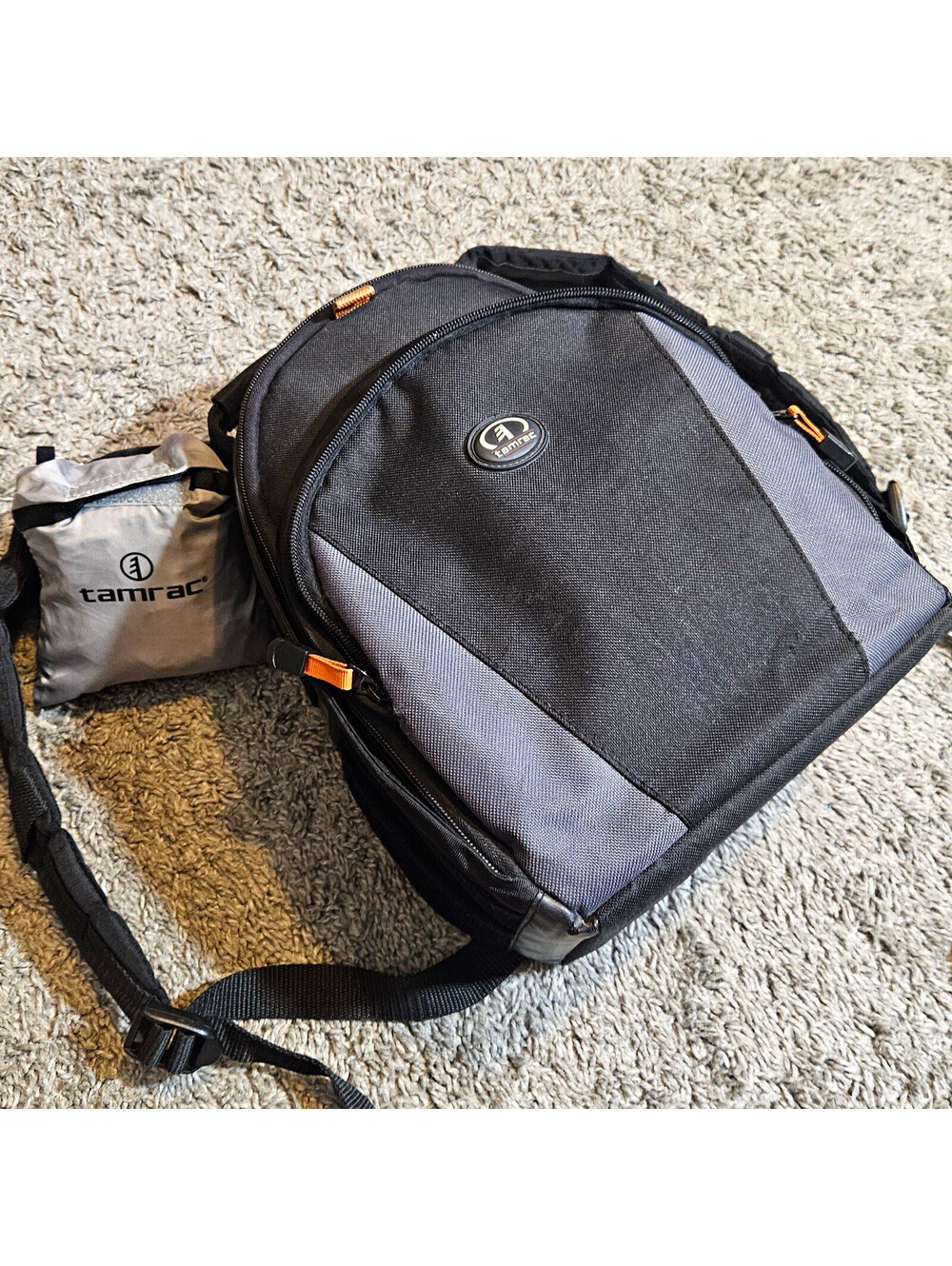 Tamrac Camera Backpack Padded Adjustable Dividers Black/Gray